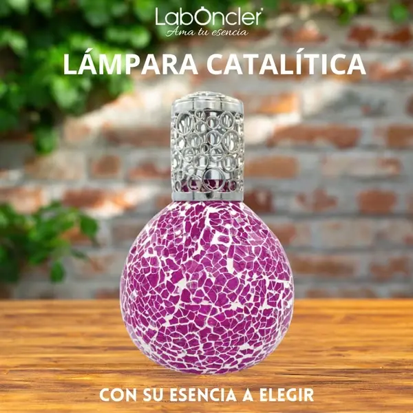 LÁMPARA CATALÍTICA FUCSIA + ESENCIA