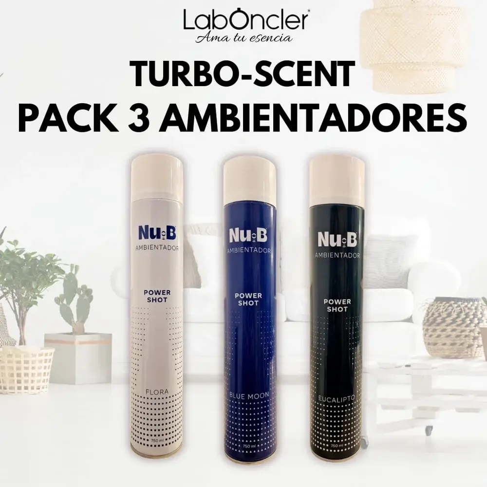 PACK 3 AMBIENTADORES TURBO-SCENT (A ELEGIR)