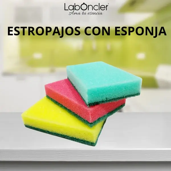 ESTROPAJO CON ESPONJA (3 Unidades)