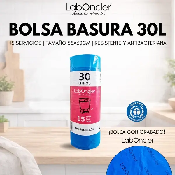 BOLSA BASURA 30 L